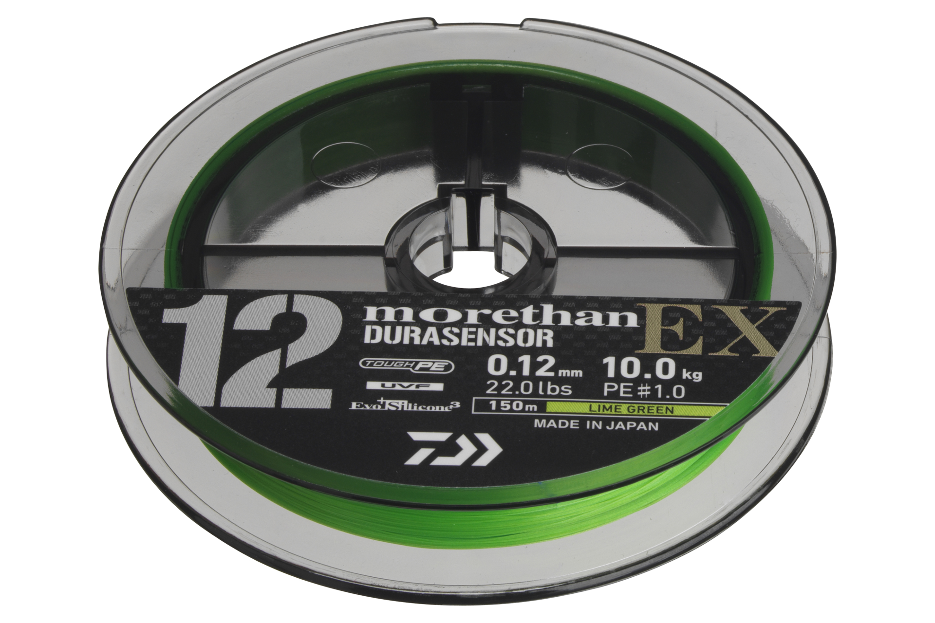 Morethan DURASENSOR 12 BRAID EX+Si3 <span>| Fonott zsinór | lime green</span>