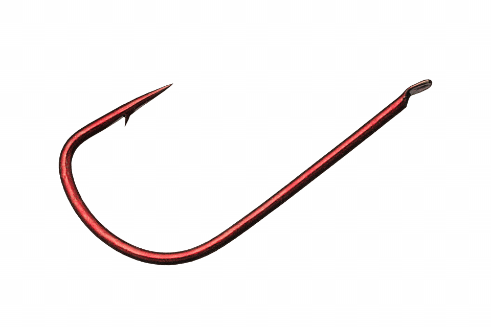 Samurai keszegező horog <span>| Piros horogszín | Hosszúság: 60cm</span>