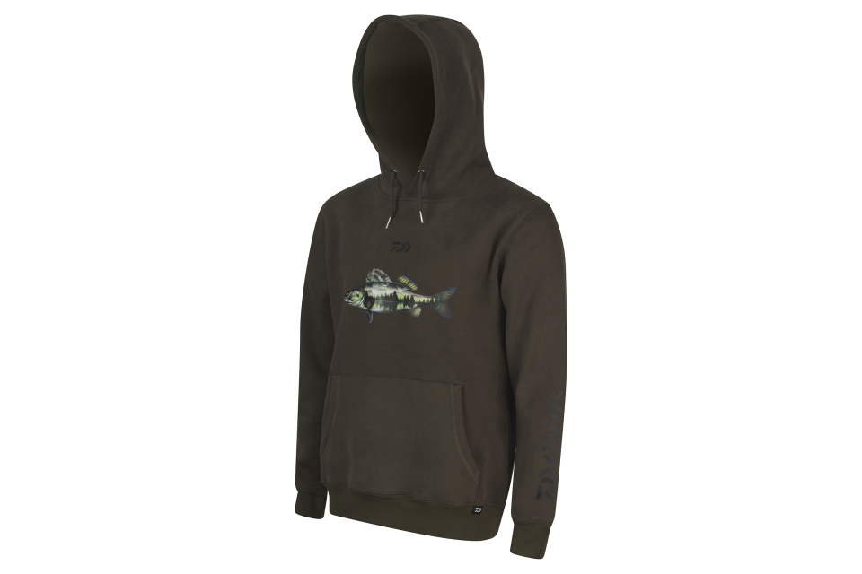 Daiwa Hoodie Zander <span>| Kapucnis pulóver | dark olive</span>