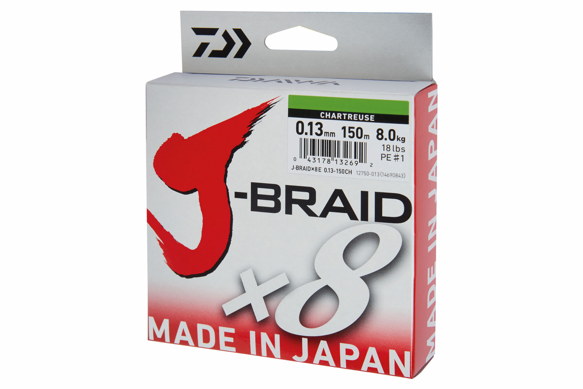 J-Braid X8 <span>| Fonott zsinór | chartreuse</span>