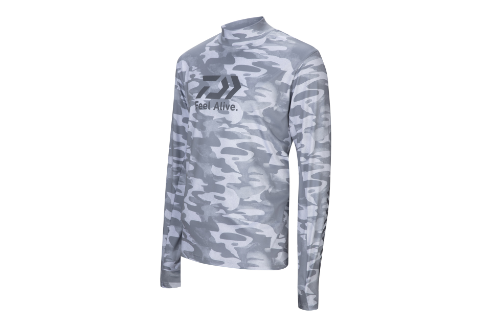 DAIWA D-Vec Longsleeve Shirt Sunprotection <span>| Hosszú ujjú póló | white camo</span>