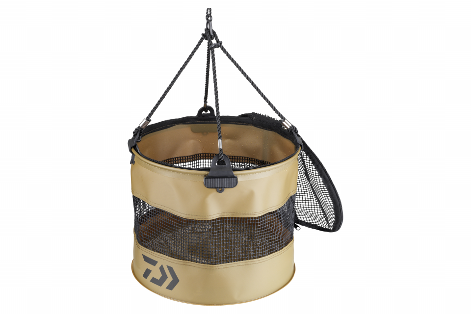 Daiwa EVA Baitfish Bucket <span>| Csalihalas vödör | összehajtható | hálóbetéttel</span>