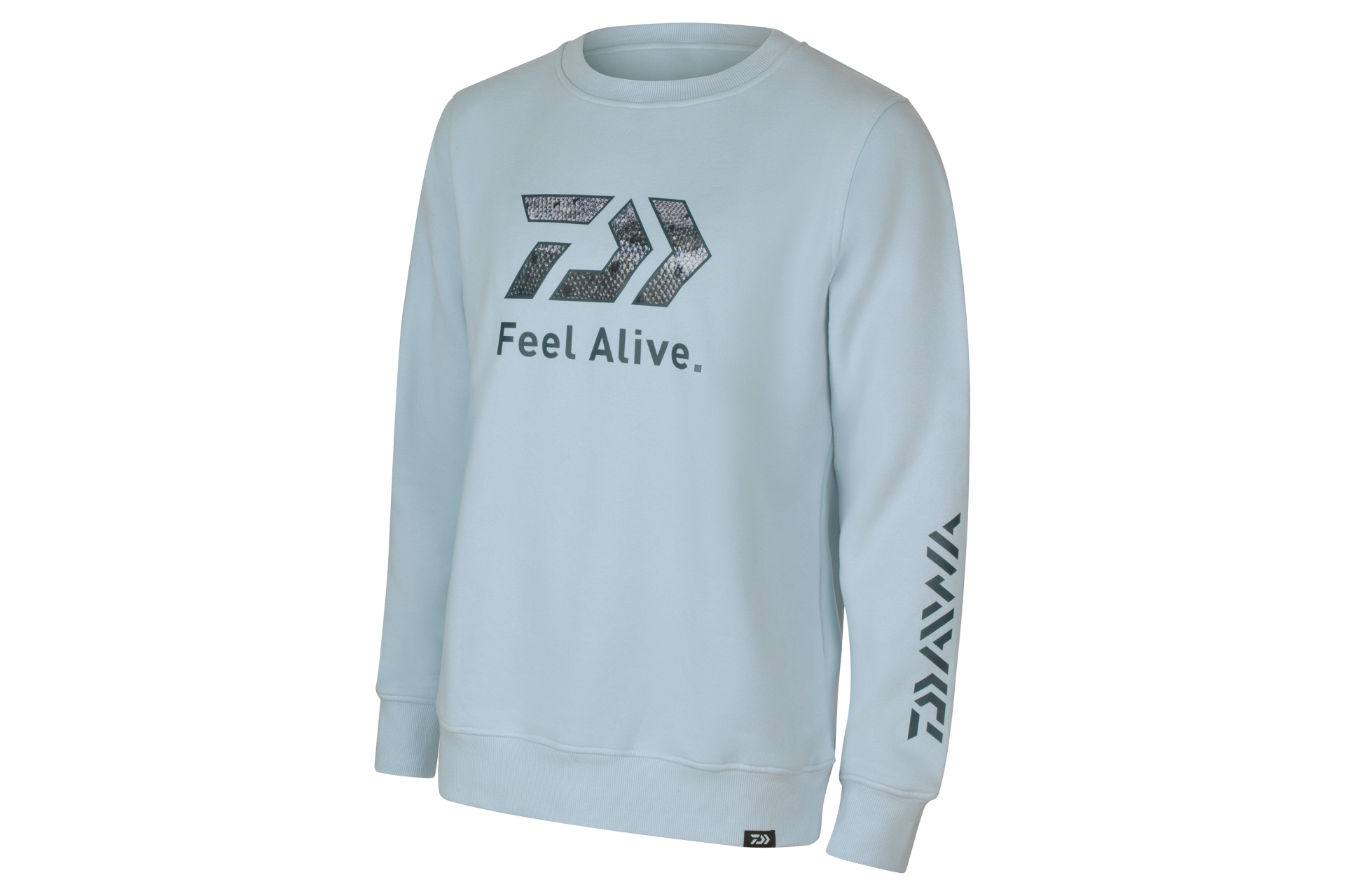 Daiwa D-VEC Crew Neck Trout <span>| pulóver | light blue</span>