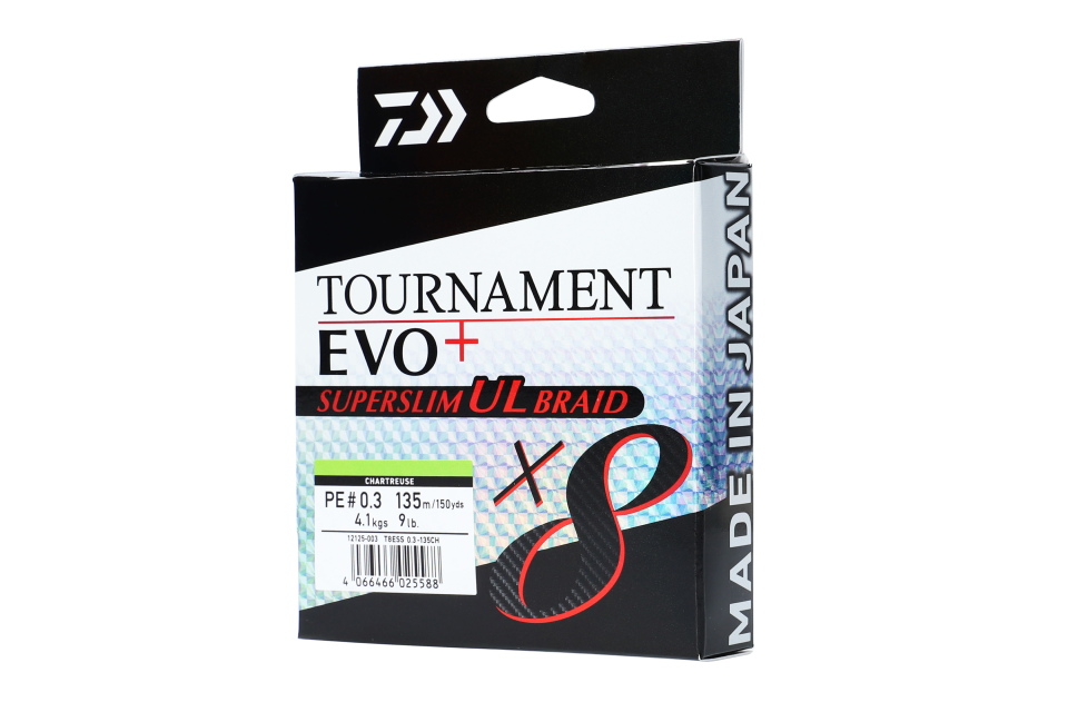 Tournament X8 Braid EVO+ SUPERSLIM UL <span>| Fonott zsinór | chartreuse</span>